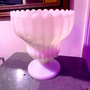 Vintage Milk Glass Vase